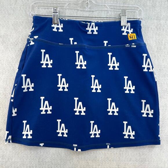 Loudmouth Pants - Loudmouth XS Skort LA Dodgers Golf Preppy Baseball Stretch Pocket Blue White